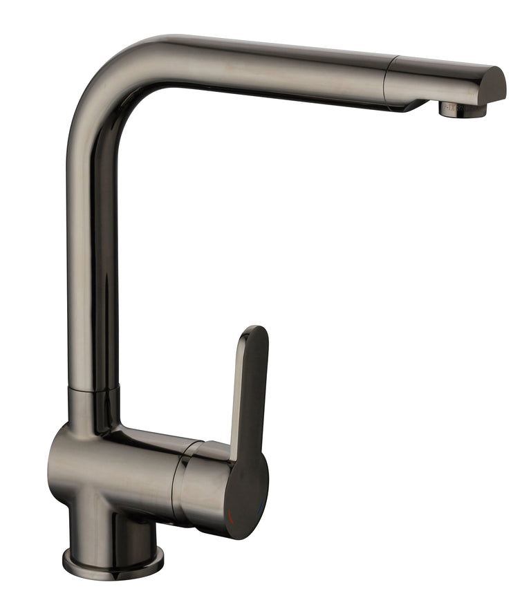 Schutte Rio keukenmengkraan met hendel hoogglans grafiet
