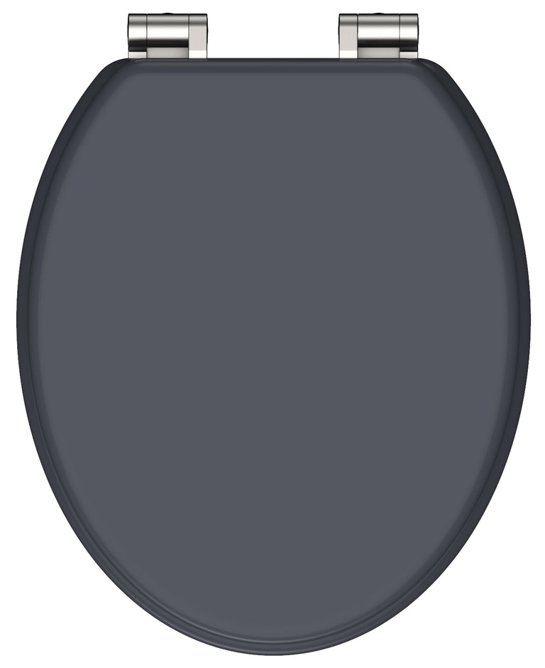 Schutte 80104 WC-bril hout spirit antraciet met softclose