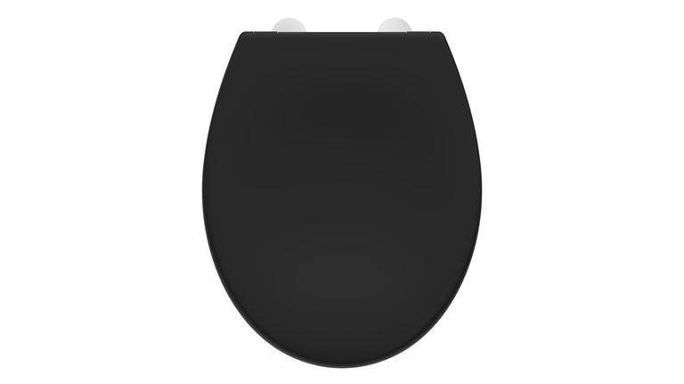 Schutte 82410 WC-bril duroplast zwart met softclose