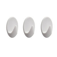 Tiger Baseline handdoekhaak wit enkel ABS ovaal