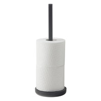 Tiger Urban toiletrolhouder zwart enkel RVS, kunststof rond