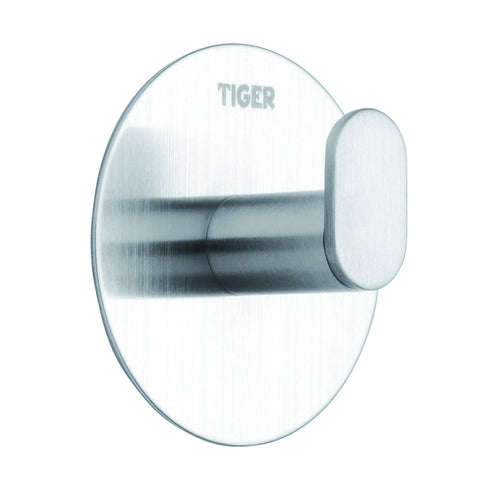 Tiger Hooks Pull haak RVS geborsteld enkel rond
