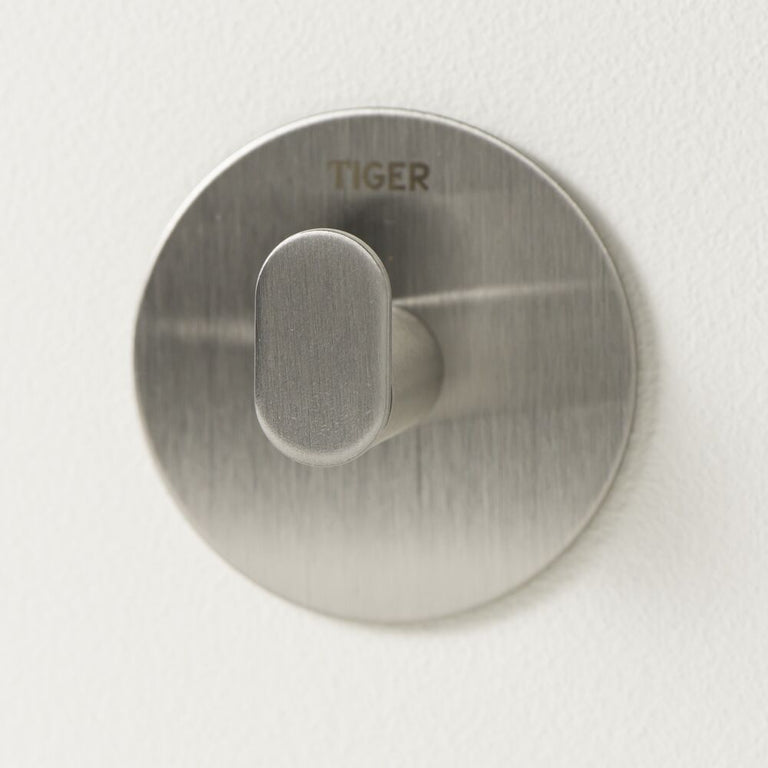 Tiger Hooks Pull haak RVS geborsteld enkel rond