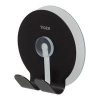 Tiger Hooks haak zwart dubbel RVS rond