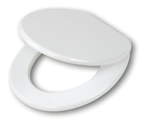 Tiger Mississippi WC-bril rvs, hout wit met softclose