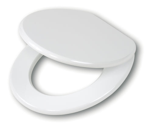 Tiger Mississippi WC-bril rvs, hout wit met softclose