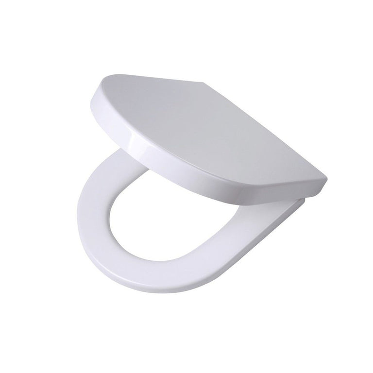Tiger Memphis WC-bril duroplast, rvs wit met softclose