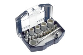 KWB bitset 17-delig met riemclip