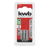 KWB Industrial Steel schroefbits Torx 40 25mm 3 stuks