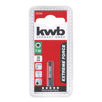 KWB Extreme Force bits Torx 20 30mm