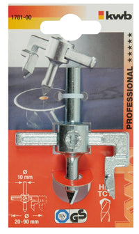 KWB cirkelsnijder uitschuifbaar 20-90mm