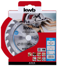 KWB M45 cirkelzaagblad ⌀160mm 20mm 20 tanden