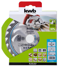 KWB AKKU-top cirkelzaagblad ⌀170mm 30mm 24 tanden