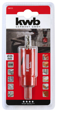Kwb bi met gatzaag schacht+boor 25mm