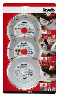 KWB Silver-Line diamant doorslijpschijf 125mm 3-dlg