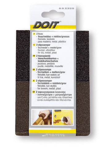 Color Expert schuurblok middelgrof 10x7x2,5cm