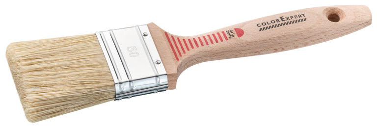 Color Expert muurverfkwast hout plat 5cm voor muurverf