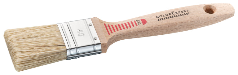 Color Expert muurverfkwast hout plat 4cm voor muurverf