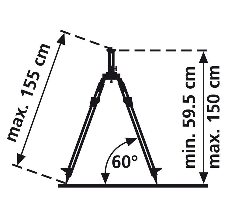Laserliner FixPod fotostatief 155cm
