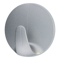 Tesa Powerstrips haak small rond kunststof dubbel mat chroom 3st