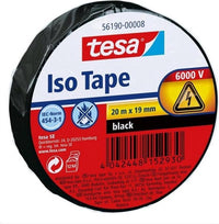 Tesa isolatietape zwart 19mm 20m