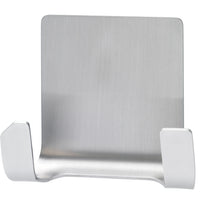 Tesa Powerstrips haak rechthoek RVS dubbel RVS