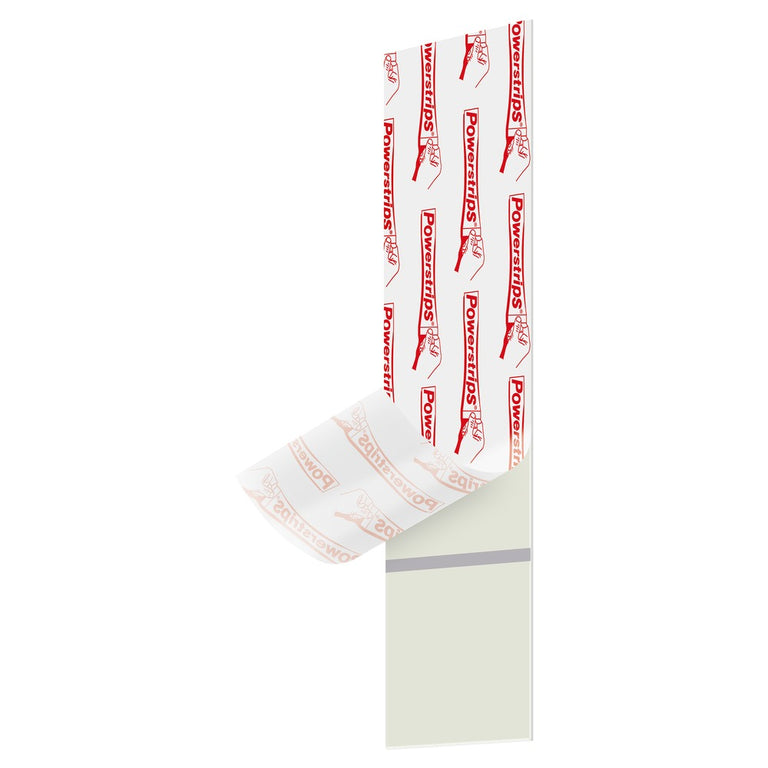 Tesa Powerstrips kleefstrip rechthoek kunststof dubbel wit 6st