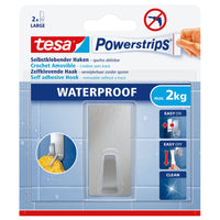 Tesa Powerstrips haak rechthoek kunststof dubbel wit