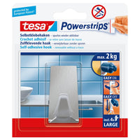 Tesa Powerstrips haak rechthoek kunststof dubbel wit