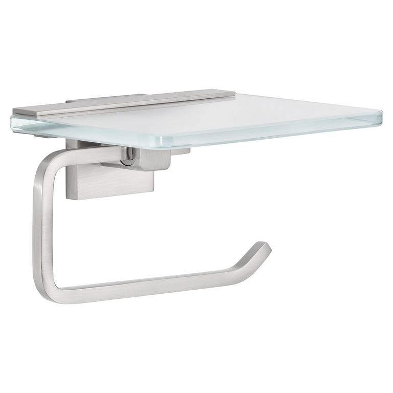 Tesa Exxclusiv toiletrolhouder rond metaal lijm kit RVS