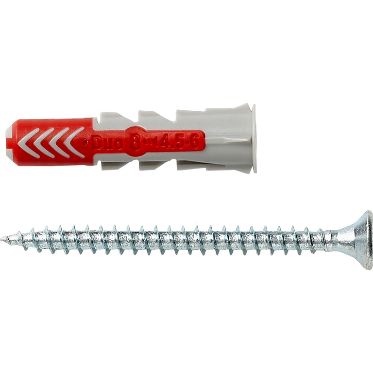 Fischer DuoPower universeelplug PZ2 nylon 8x40mm 8st