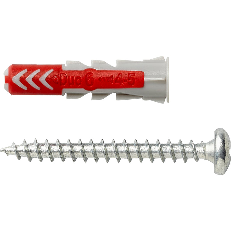 Fischer DuoPower universeelplug PH2 nylon 6x30mm 12st