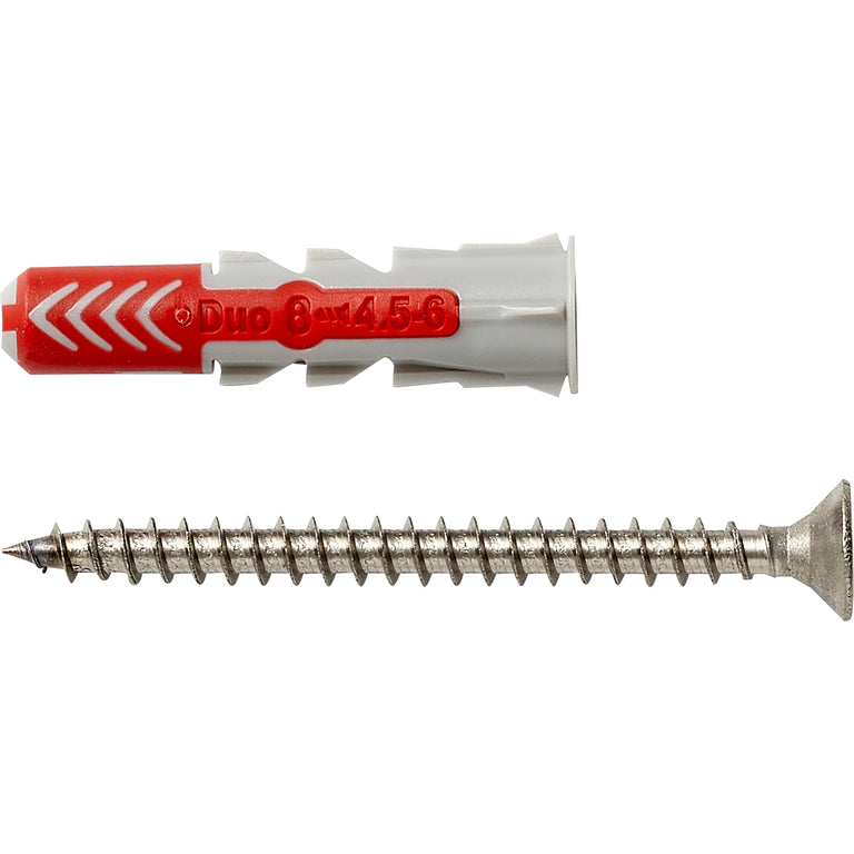 Fischer DuoPower universeelplug PZ2 nylon 8x40mm 2st