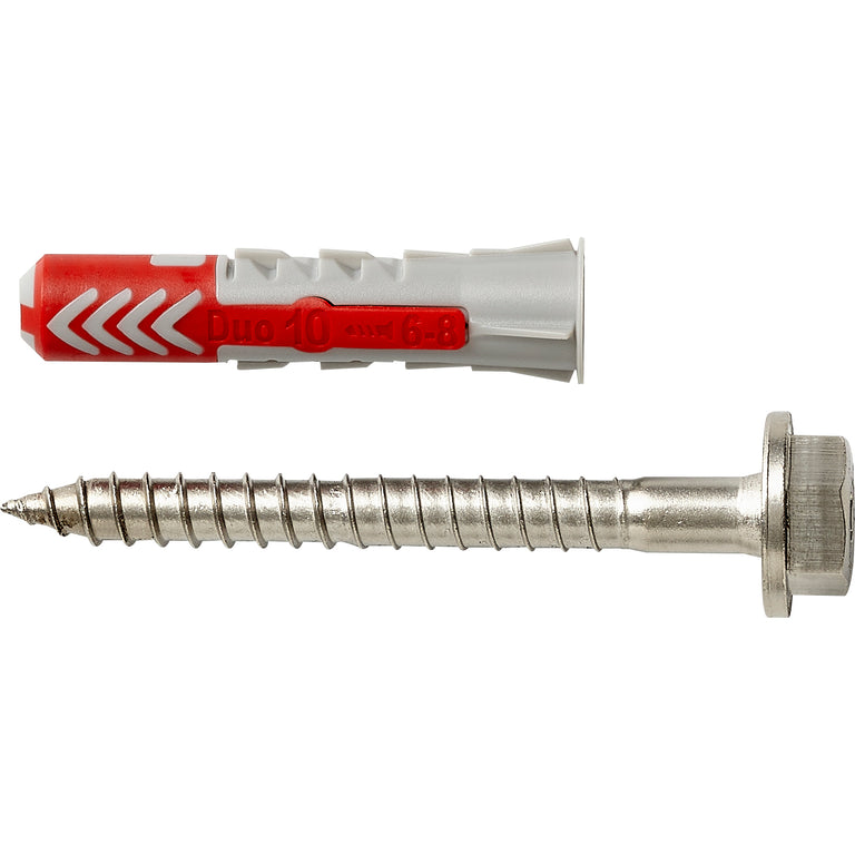 Fischer DuoPower universeelplug TX40 / SW 13 nylon 10x50mm 2st