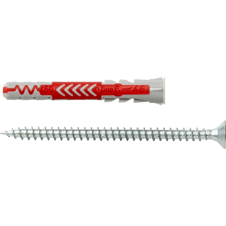 Fischer DuoPower universeelplug PZ2 nylon 6x50mm 4st