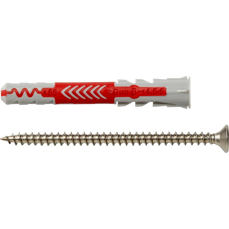 Fischer DuoPower universeelplug PZ2 nylon 8x65mm 2st