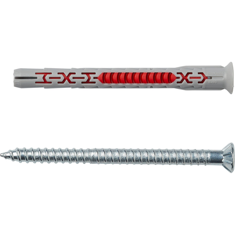 Fischer DuoXpand kozijnplug T40 nylon, staal 8x80mm 4st