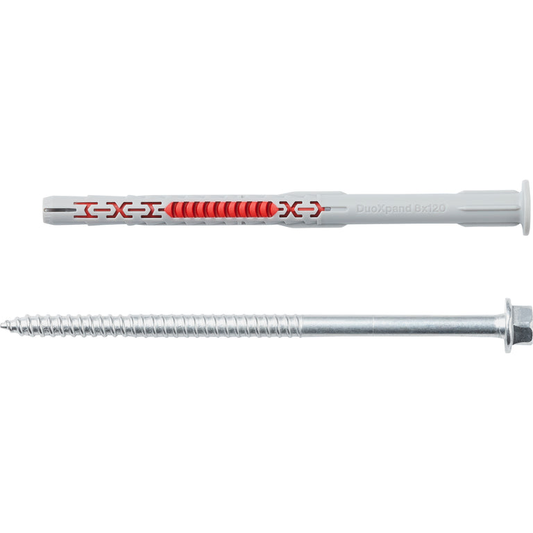 Fischer DuoXpand kozijnplug T45 nylon, staal 8x120mm 4st