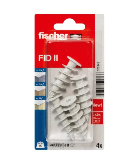 Fischer FID II isolatieplug kunststof 18x50mm 4st