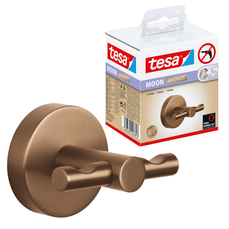 Tesa Moon badjashaak stainless steel enkel brons