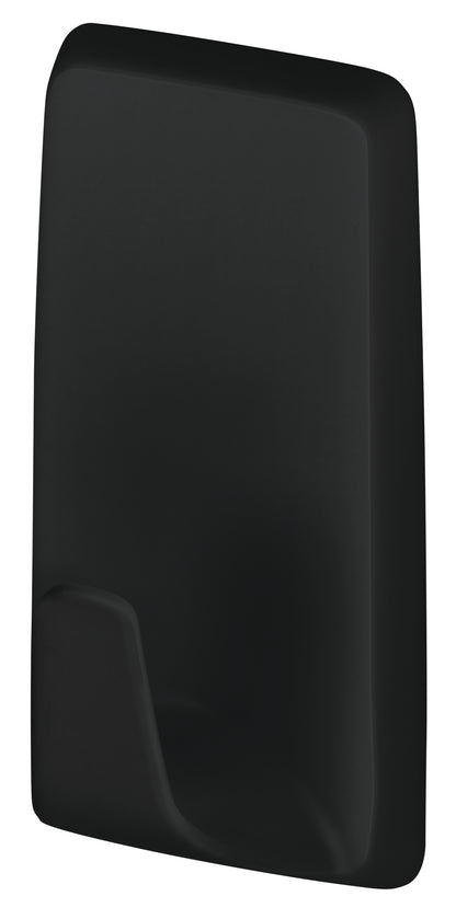 Tesa Powerstrips zelfklevende haak rechthoek kunststof zwart 3st