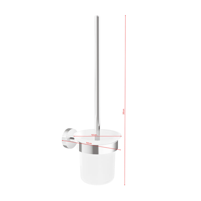 Tesa Smooz toilet borstel RVS enkel zilver