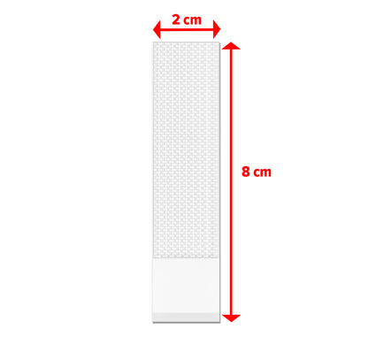 Tesa Powerstrips Click M wit 8st