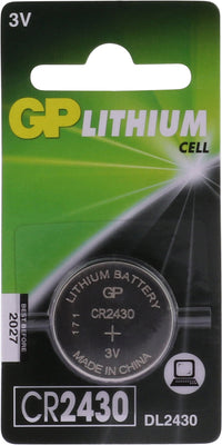 GP batterij knoopcel CR2430 lithium