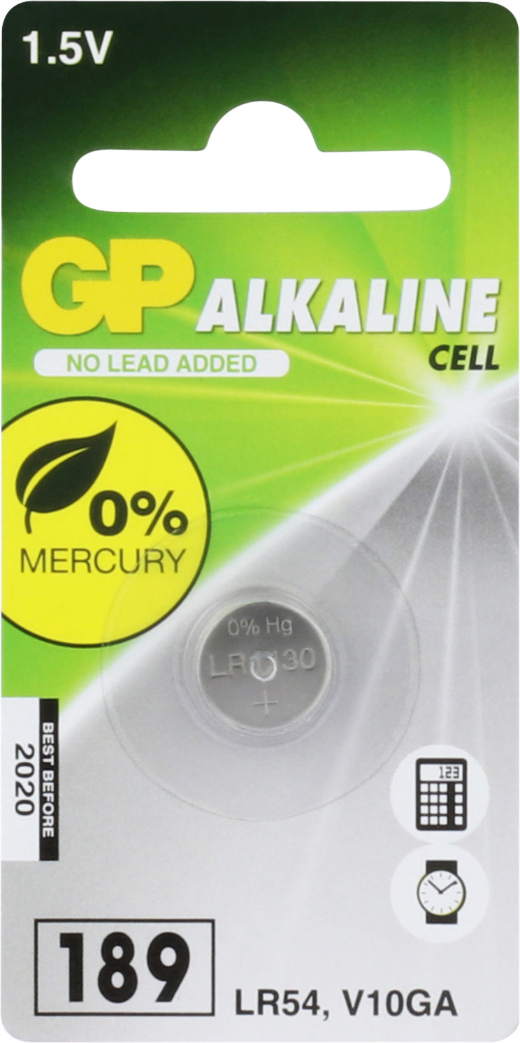 GP batterij knoopcel 189 alkaline