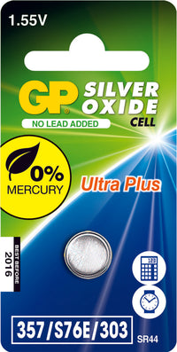 GP batterij knoopcel 357/376