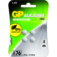 GP batterij knoopcel 76A 4st