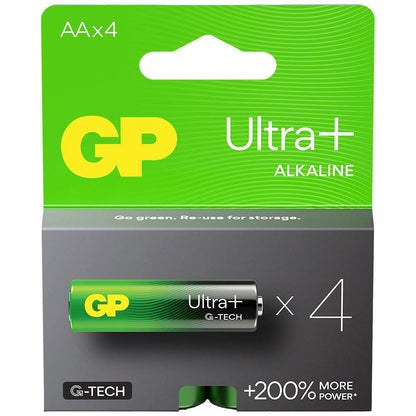 GP Ultra Plus batterij AA alkaline 4st