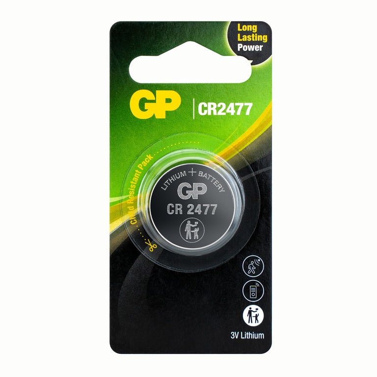 GP knoopcel batterij CR2477 lithium 3V
