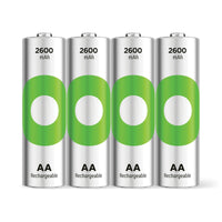 GP Recyko AA batterij NiMH oplaadbaar 2600mAh  1,2V 4st